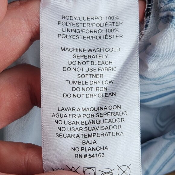 Calvin Klein Shorts Womens Small Black White Marble Brief Lined Athletic NEW - Picture 11 of 11